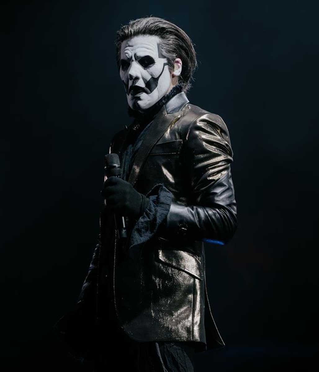 Tobias Forge Ghost Leather Blazer