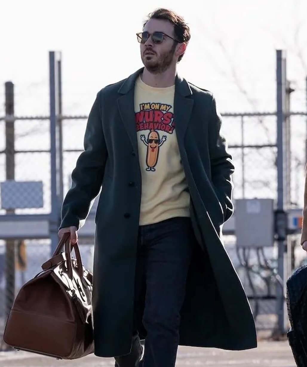 A Very Jonas Christmas Movie 2025 Kevin Jonas Green Coat