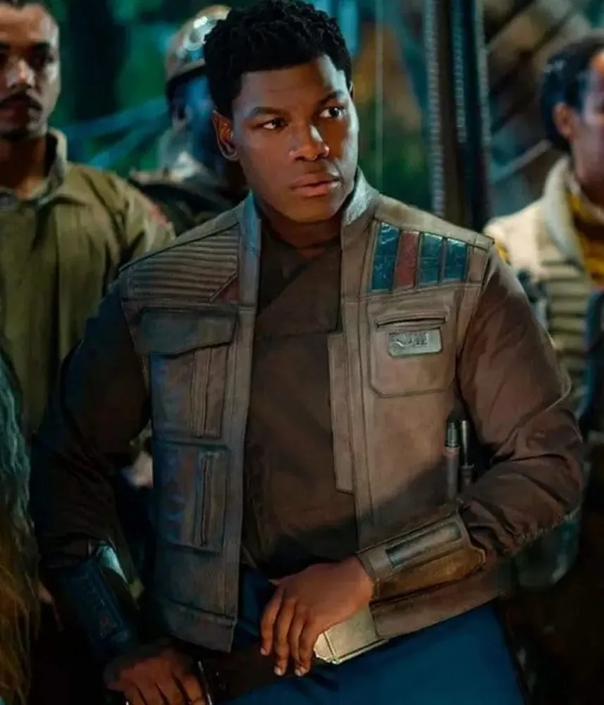 Finn The Rise of Skywalker Leather Vest