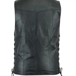 Men’s Motorcycle Leather Vest