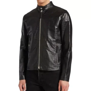 Black Leather Motorcycle Jacket