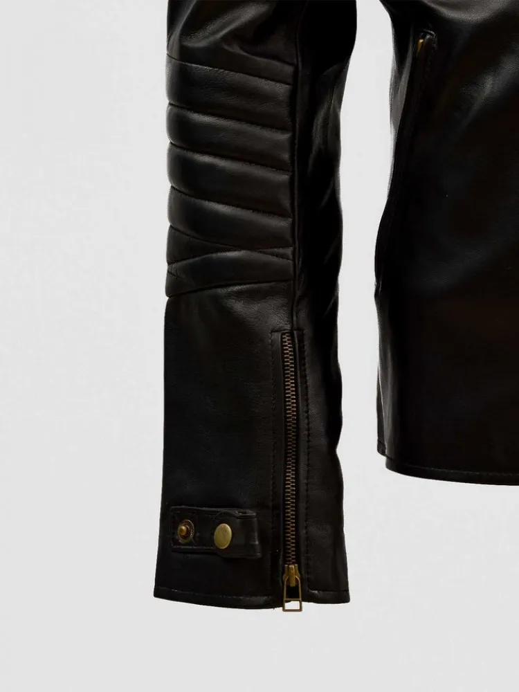 Biker Jacket in Sheep Leather
